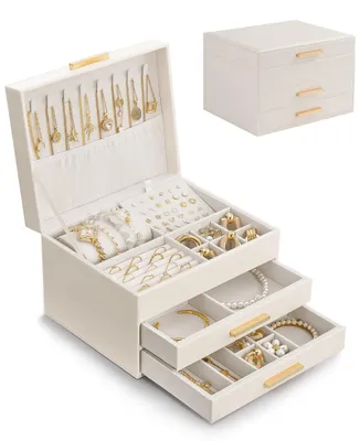 Produktbild von Schmuck-Organizer mit 3 Schubladen für Damen