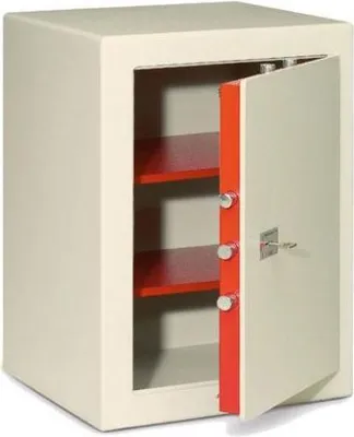 Produktbild von Technomax SEKUR LARGE KEY, Frei stehend sicher, Orange, Weiß, Schlüssel, 85 l, 2 Regale, 430 mm