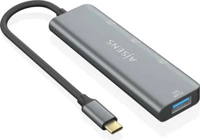 Immagine prodotto di Hub USB Tipo-C Aisens A109-0764/ 3xUSB/ 1xUSB Tipo-C/ Grigio