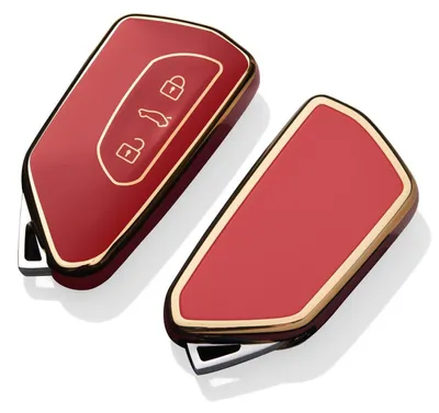 Image de Coque de protection en TPU, finition brillante, pour clés de voiture, compatible avec les modèles VW Golf 8, ID3, ID4, ID5, ID6, ID7, Seat Leon MK4, Tarraco, Ateca, et Skoda Octavia. Marque : J-Rot