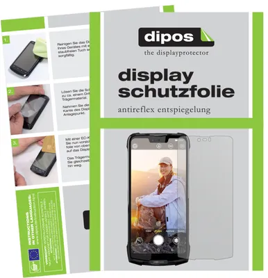 Obrázek produktu pro 2x ochranná fólie displeje pro Doogee S90 Pro matná ochranná fólie displeje dipos