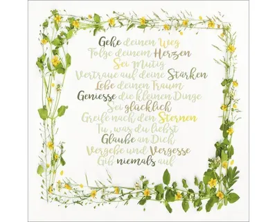 Produktbild von Glasbild Familie II Shabby Chic 20x20 cm mit motivierenden Lebensweisheiten