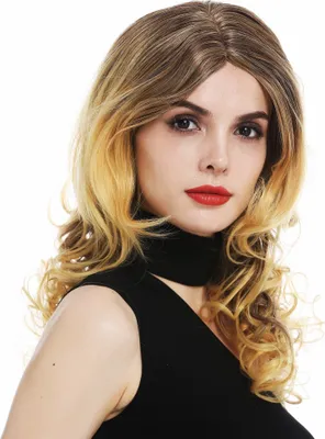 Produktbild von WIG ME UP Perücke lang gewellt Mittelscheitel Balayage Braun Blond Mix CM-378-99JT144/613