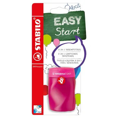 Produktbild von Ergonomischer Dosen-Spitzer für Rechtshänder - STABILO EASYsharpener - 3 in 1 - pink