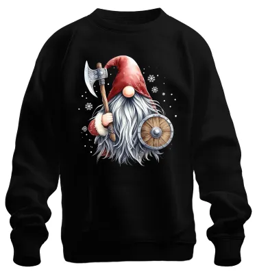 Immagine prodotto di Ascia da elfo vichingo - Regalo di Natale Maglione di Natale unisex, nero, M