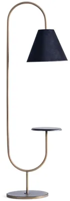 Obrázek produktu pro Moderní stojací lampa s minimalistickým designem a odkládacím stolkem