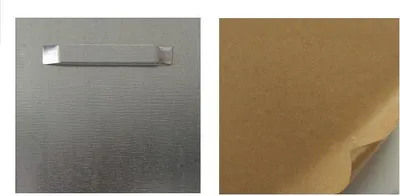 Produktbild von Zenith Art Aluminium Aufhängeblech selbstklebend - 45 x 45mm zum aufhängen für bilder - Bildaufhänger Haftblech Wandhalterung