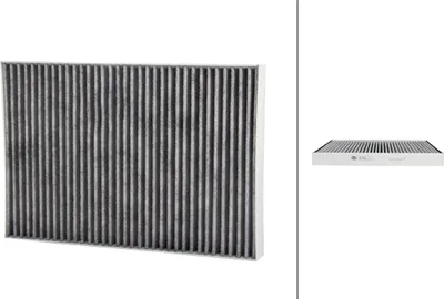 Image de Filtre d'habitacle Filtre à charbon actif 300 x 204 mm HELLA pour AUDI A4, entre autres
