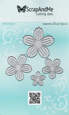 Immagine prodotto di Fustella di carta - Scrapandme - Fiori