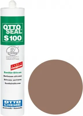 Produktbild von OTTOSEAL S100 Premium-Sanitär-Silikon 300ml C1167 tabakbraun