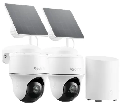 Produktbild von Reolink 2K Überwachungskamera Aussen Akku Solar Set mit 2,4/5 GHz WLAN