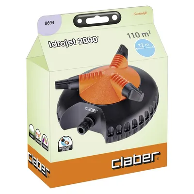 Image de arroseur rotatif à 3 bras claber® pour un arrosage optimal du jardin