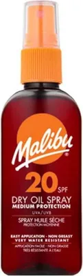 Produktbild von Malibu Trockenölspray SPF20 Bräunungsöl 100 ml