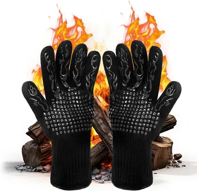 Obrázok produktu pre Chňapky 2 ks, žiaruvzdorné 800°C, protišmykové, do kuchyne