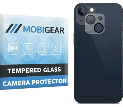 Produktbild von Mobigear iPhone 15 Panzerglas, gehärtetes Glas, Schutz für die Kamera – kompatibel mit Hüllen