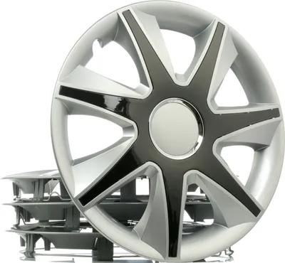 Produktbild von 15" Zoll Radkappen Silber Radzierblenden Radblenden RUN SR CZ 15 LEOPLAST