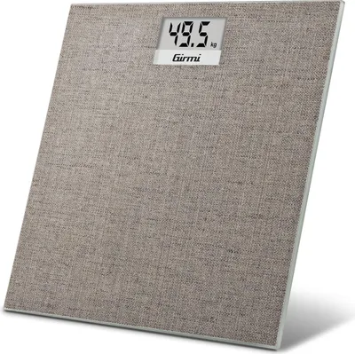 Produktbild von Girmi Elektronische Personenwaage IRM194 grau 150kg LCD gehärtetes Glas