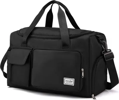 Produktbild von INF Reisetasche Sporttasche mit Schuh- und Nassklamottenfach wasserdicht Schwarz