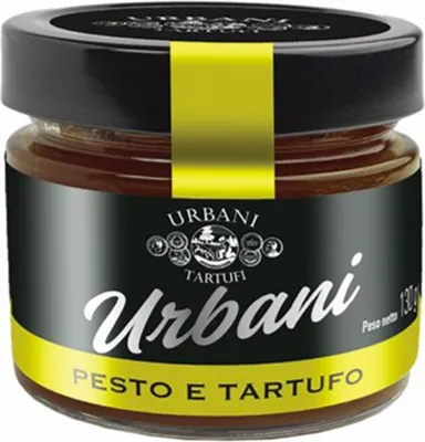 Produktbild von Basilikum-Pesto mit Trüffeln und Schafskäse 130g - Urbani