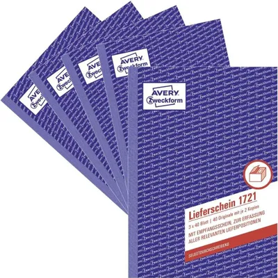 Zdjęcie produktu dla Formularz AVERY Zweckform "Potwierdzenie dostawy/odbioru", 4+1