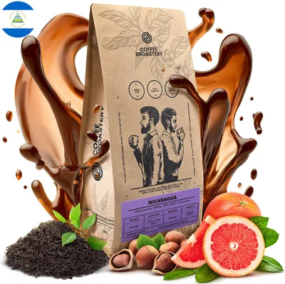 Produktbild von Coffee Broastery - Kaffeebohnen Nicaragua Azul 1kg - Frisch Geröstet - Spezialitäten Kaffee - 100% Arabica - Mittelhelle Röstung - Delikate Säure