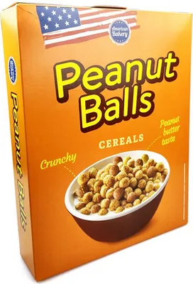 Immagine prodotto di American Bakery - Cereali con palline di arachidi 165 g