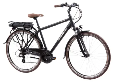 Produktbild von F.lli Schiano E-Ride, E Bike Trekking 28 Zoll, 36V 10.4Ah Abnehmbarer Akku, Motor 250W 40Nm, Trekking EBike für Herren, Schwarz