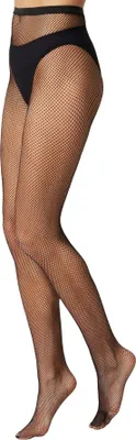 Produktbild von Netzstrumpfhose mit feinen Maschen - schwarz