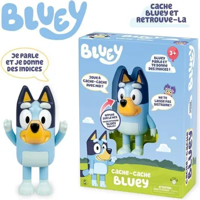 Obrázok produktu pre Schovávačka - Interaktívne hry - BLUEY - 1 elektronická figúrka - Modrá - Od 3 rokov