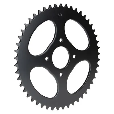 Productafbeelding van Kettingtandwiel, 49 tanden, 415 deling, type 0268, zwart, geschikt voor Hercules Prima M 2, 3, 4, 5, 6, Optima Jogging, HR MX1, P 1, 3, MF4, MP 2, 4