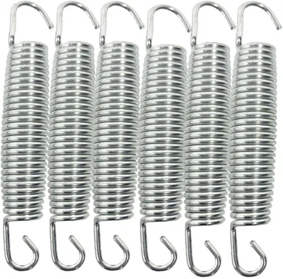 Produktbild von Trampolinfeder 140 mm aus verzinktem Stahl – Ersatzfeder – Trampolinzubehör