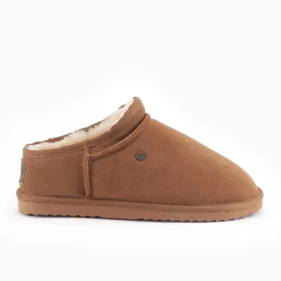 Image de Warmbat Conner suede Cognac - Pantoufles pour hommes - CNR421025
