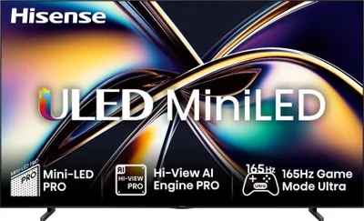Produktbild von Hisense ULED Smart TV 100U8Q ČR/TS, 2,54 m (100"), 3840 x 2160 Pixel, ULED, Smart-TV, WLAN,