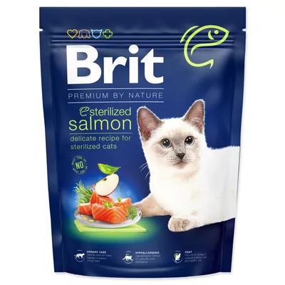 Zdjęcie produktu dla BRIT Premium by Nature Cat Sterilized Salmon 300 g