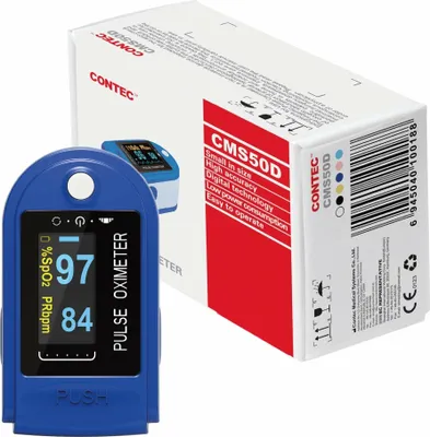 Produktbild von Nový Contec CMS50D - prstový pulzní oxymetr s českým návodem a pouzdrem