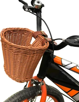 Produktbild von Kinders Fahrradkorb Kinder vorne Lenker Plastik Rattan für Frachtlagerung