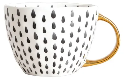 Produktbild von Homla SIDI Black Teardrops Becher, 480 ml