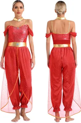 Faschingskostüm Orient Arabisches Prinzessin Kostüm Damen - Türkis | Mit Oberteil, Hose & Haarband Maid Dress