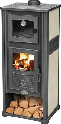 Obrázek produktu pro Krbová kamna BLIST ROMA G s troubou, 8,5 kW, krémová