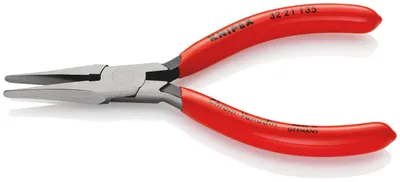 Produktbild von Knipex 32 21 135, Spitzzange, 3,5 mm, 3,4 cm, Stahl, Kunststoff, Rot