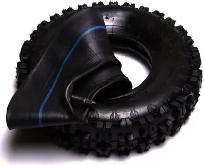 Produktbild von Kinderquadreifen Quadreifen Reifen ATV 4.10-4 Stollenprofil 80/60-4 schwarz