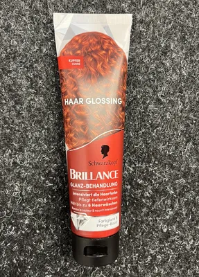 Produktbild von Schwarzkopf Brillance Haar Glossing Kupfer 150ml, Rot, Kupfer, Frauen, 150 ml, Nährend, Tube
