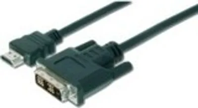 Produktbild von Microconnect HDM1918105, 0,5 m, HDMI Typ A (Standard), DVI-D, Stecker, Stecker, Gold