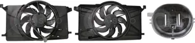 Produktbild von CASCO Elektromotor Kühlerlüfter CEF72026AS für FORD FOCUS III