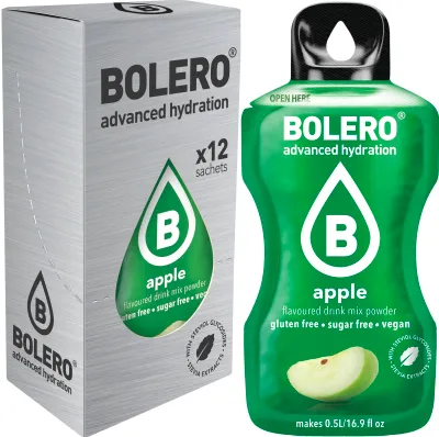 Produktbild von Bolero Sticks (12x3g) Apple - Intra- & Post-Workout - Intra-Workout
