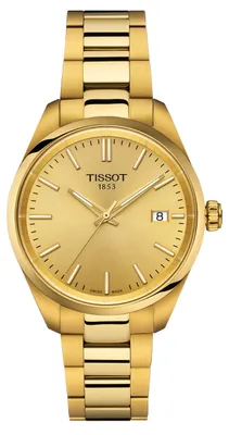 Zdjęcie produktu dla Zegarek damski Tissot PR 100, 34 mm, złoty