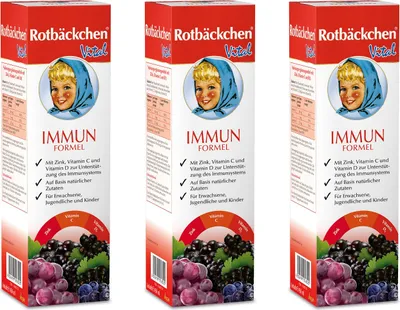 Produktbild von ROTBÄCKCHEN Vital Immun Formel 3er Pack (3 x 450 ml)