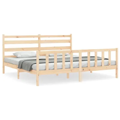 Produktbild von vidaXL Massivholzbett ohne Matratze 200x200 cm Kiefer