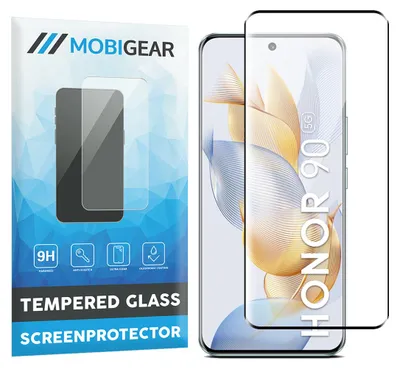 Produktbild von Mobigear Premium Displayschutzfolie für Honor 90, gehärtetes Glas – Displayschutzfolie, kompatibel mit Hüllen