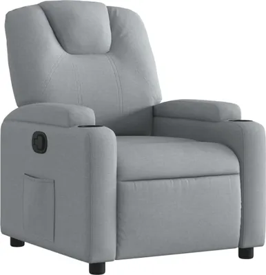 Produktbild von vidaXL Relaxsessel Hellgrau Stoff